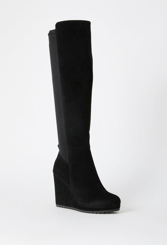 Claire Wedge Boot Black Caviar