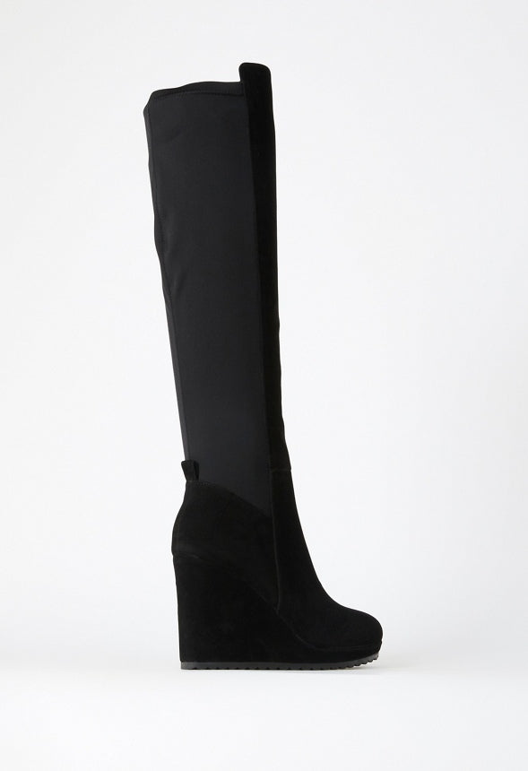 Claire Wedge Boot Black Caviar