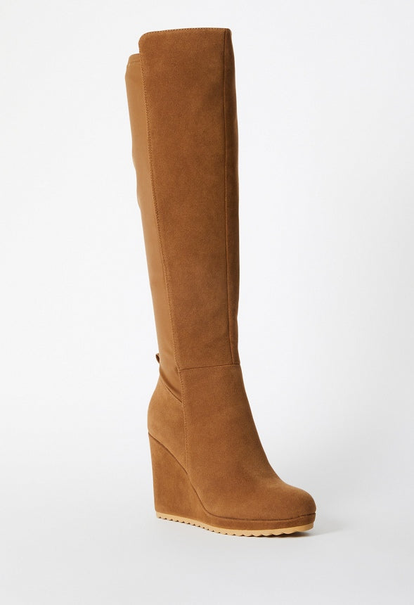 Claire Wedge Boot Dark Portobello