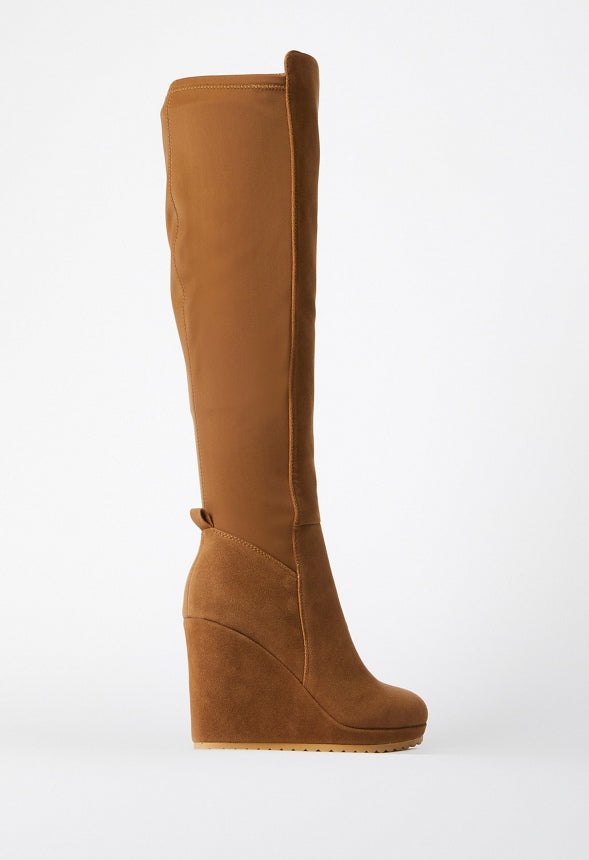 Claire Wedge Boot Dark Portobello