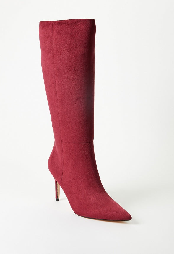 Khloy Tall Stiletto Boot Tibetan Red