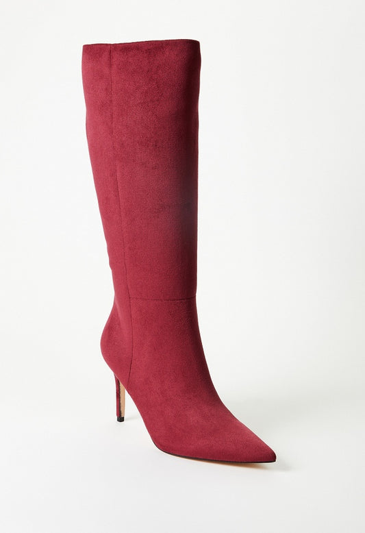 Khloy Tall Stiletto Boot Tibetan Red