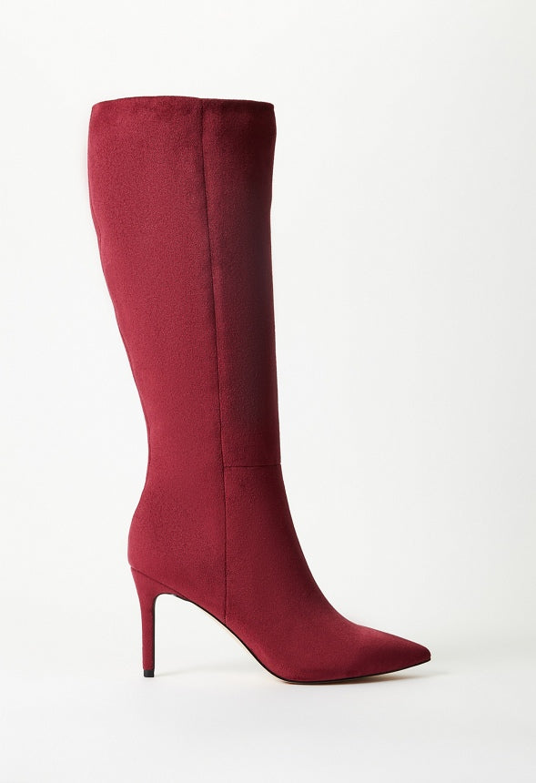 Khloy Tall Stiletto Boot Tibetan Red