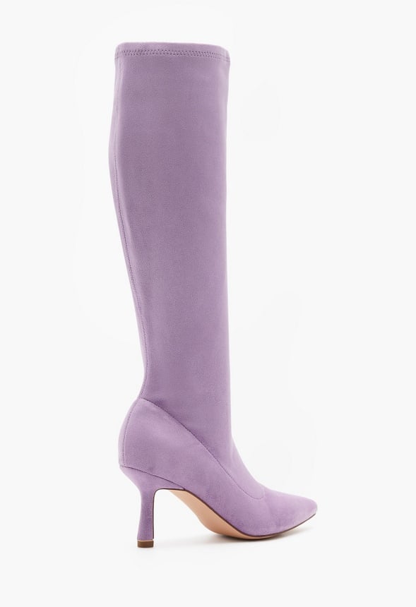 Kendall Stretch Stiletto Boot Regal Orchid
