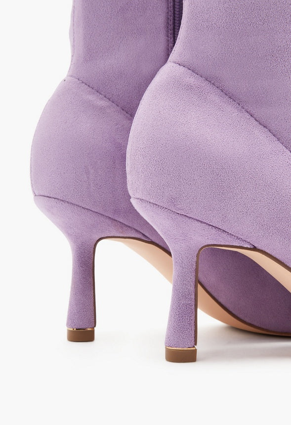 Kendall Stretch Stiletto Boot Regal Orchid