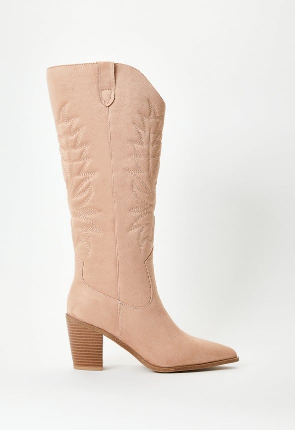 Delilah Western Boot New Nude