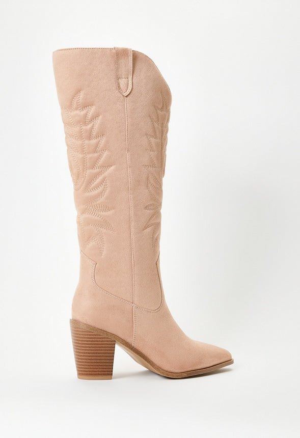 Delilah Western Boot New Nude