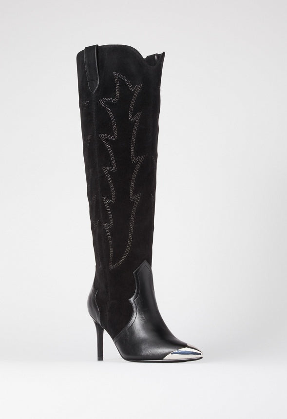 Jolene Stiletto Boot Black