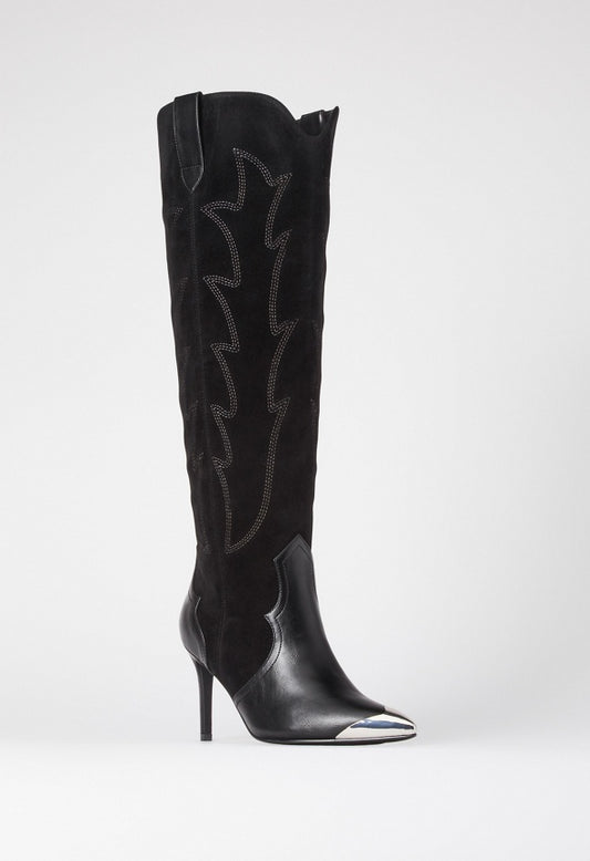 Jolene Stiletto Boot Black