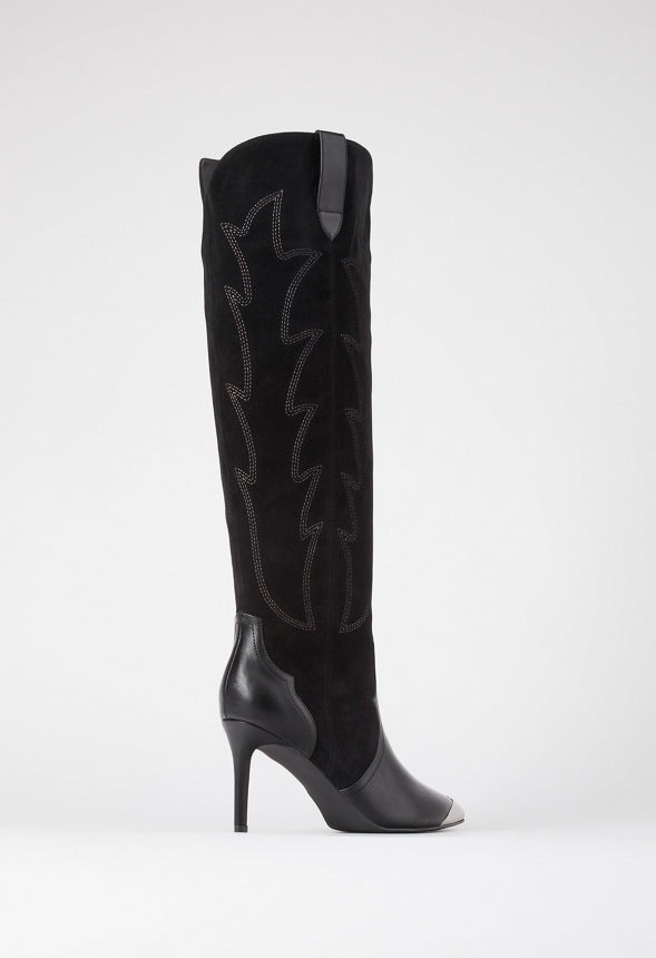 Jolene Stiletto Boot Black