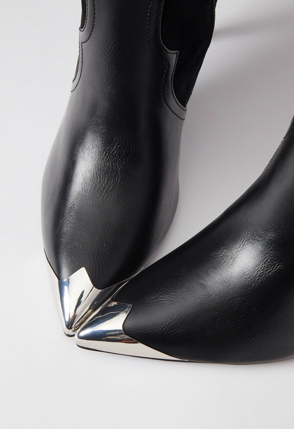 Jolene Stiletto Boot Black