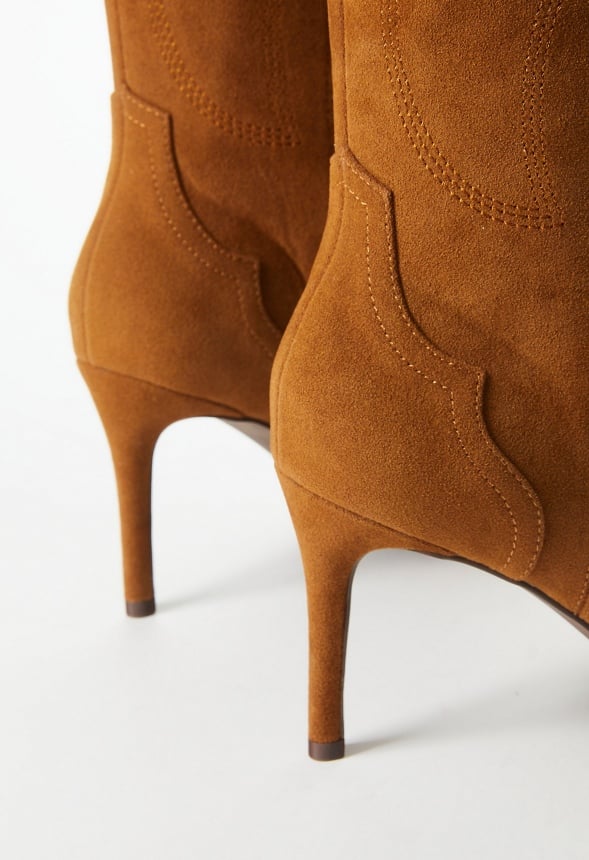 Jolene Stiletto Boot Camel