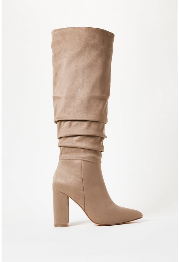Rosamund Slouch Heeled Boot Portabella