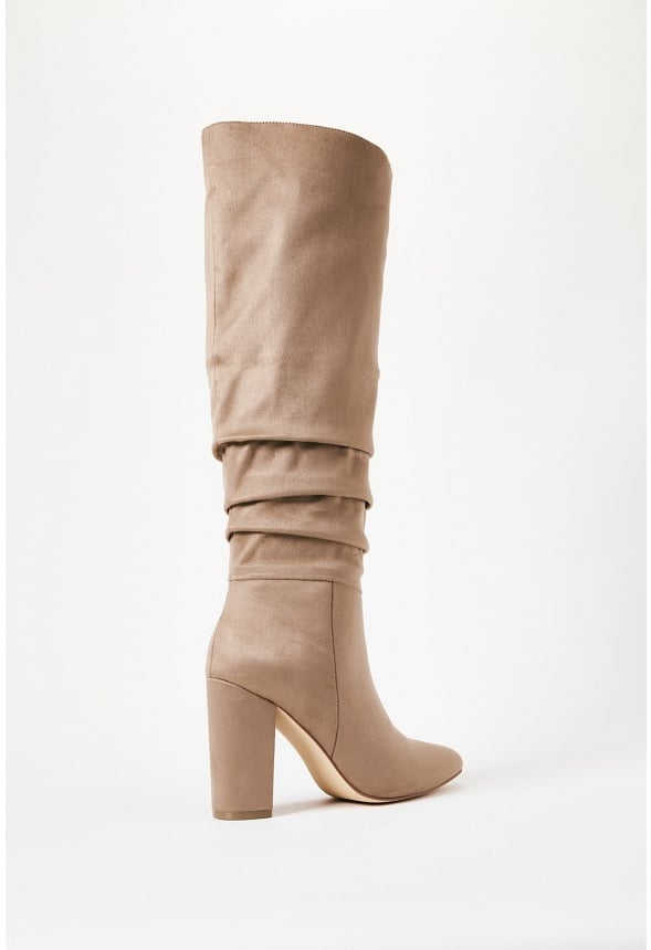 Rosamund Slouch Heeled Boot Portabella