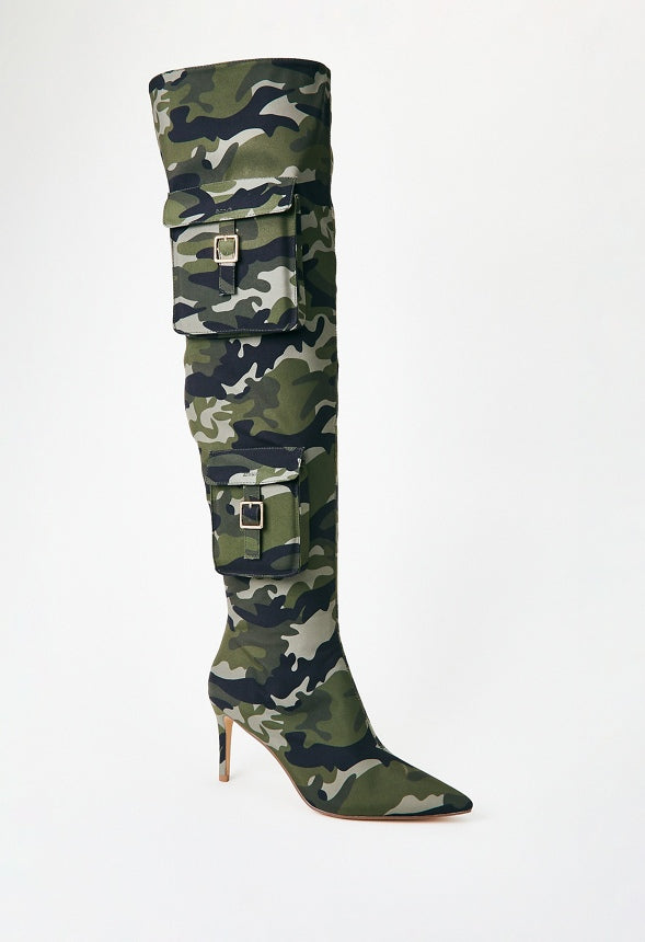 Nova Stiletto Boot Camo