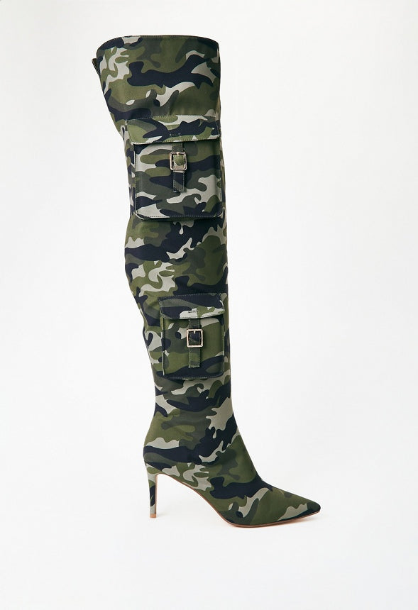 Nova Stiletto Boot Camo