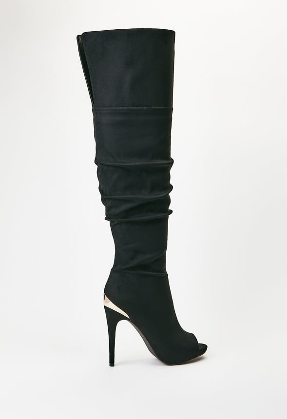 Alyssa Heeled Boot Black Caviar