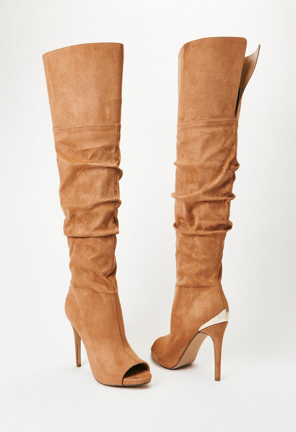 Alyssa Heeled Boot Light Tan