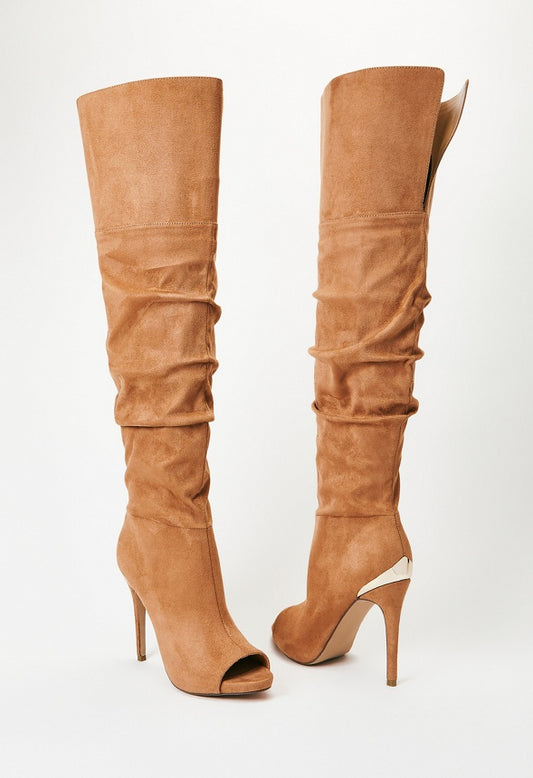 Alyssa Heeled Boot Light Tan