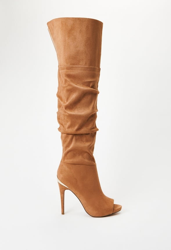 Alyssa Heeled Boot Light Tan