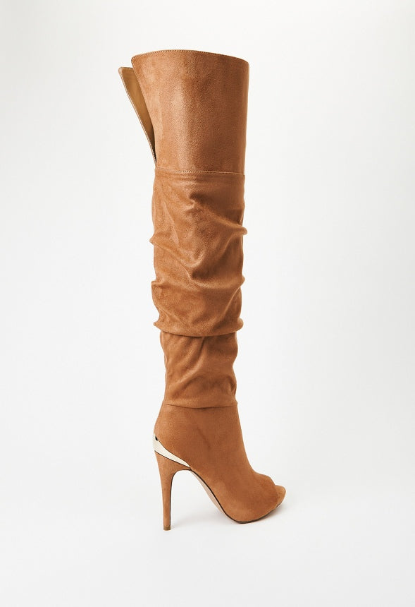Alyssa Heeled Boot Light Tan