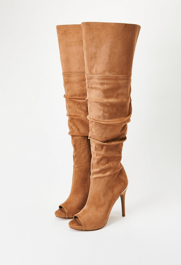Alyssa Heeled Boot Light Tan