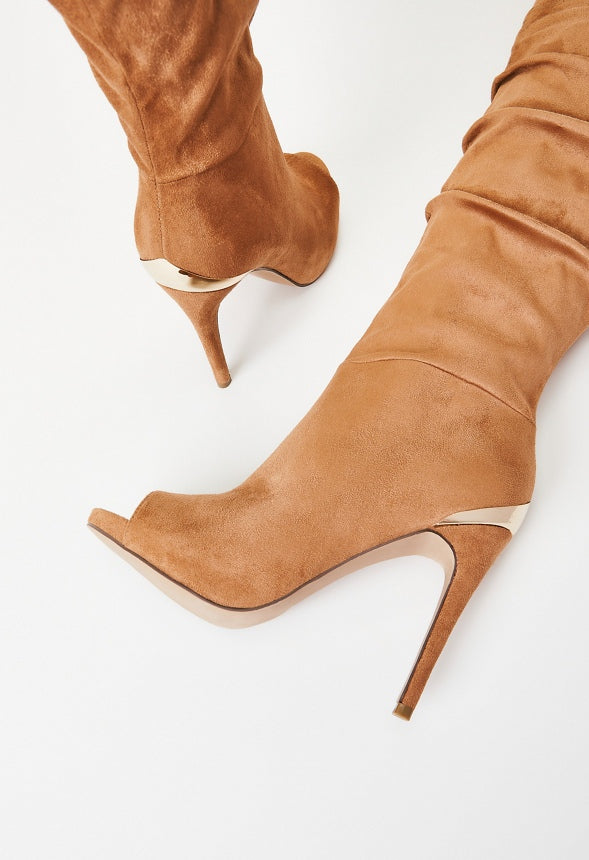 Alyssa Heeled Boot Light Tan
