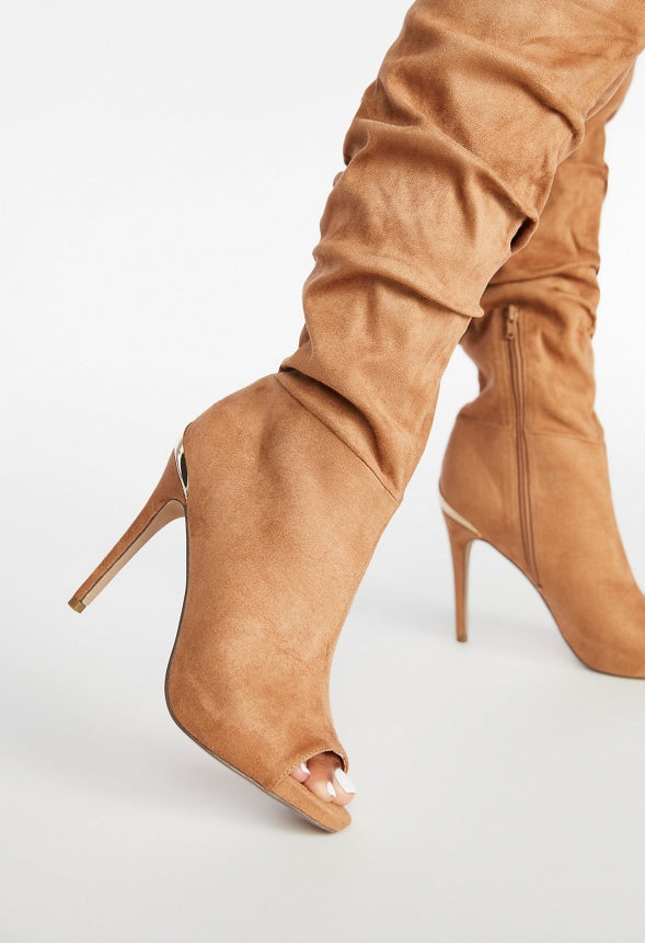 Alyssa Heeled Boot Light Tan