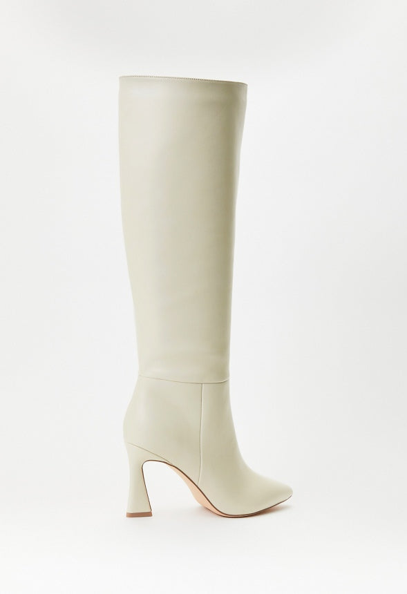 Alice Stiletto Boot Birch White