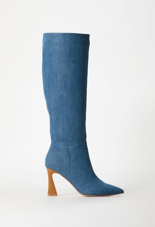 Alice Stiletto Boot Denim