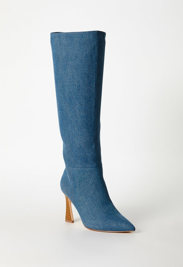 Alice Stiletto Boot Denim