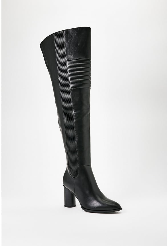 Jodie Over-The-Knee Boot Black Caviar