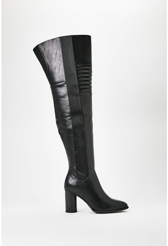 Jodie Over-The-Knee Boot Black Caviar