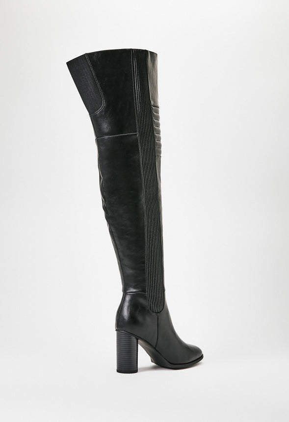 Jodie Over-The-Knee Boot Black Caviar