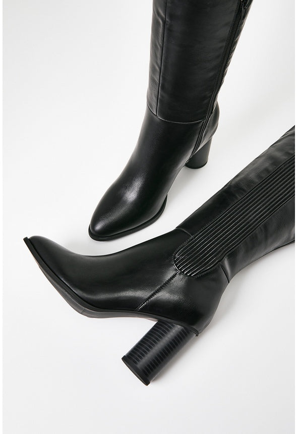 Jodie Over-The-Knee Boot Black Caviar