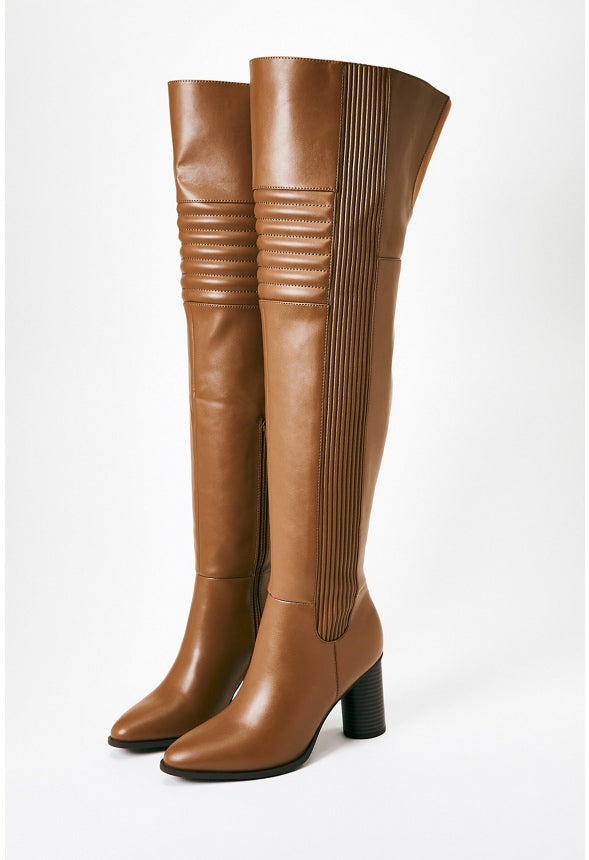 Jodie Over-The-Knee Boot Brown