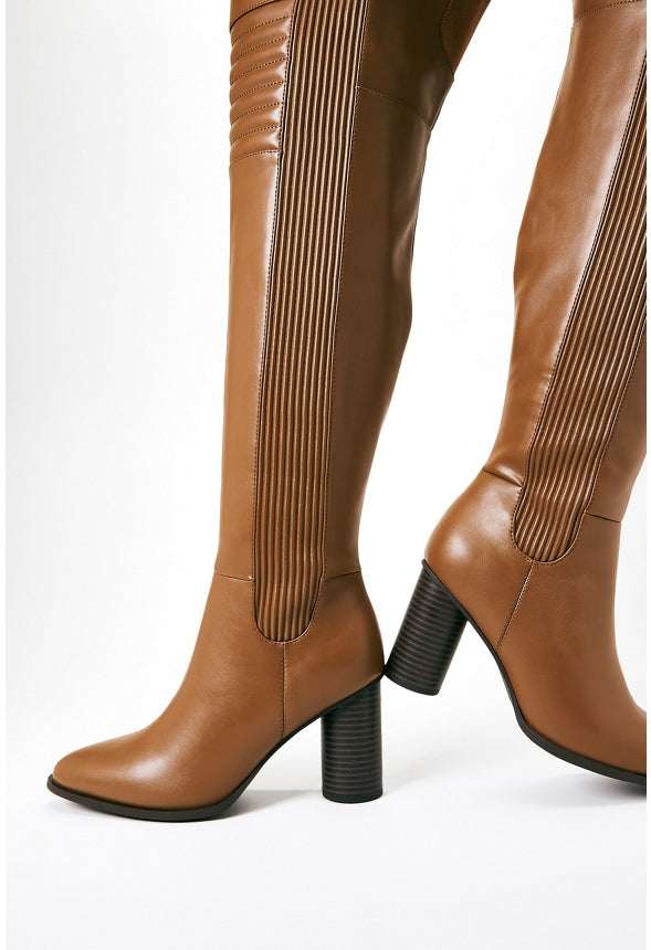 Jodie Over-The-Knee Boot Brown