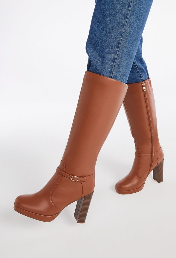 Arabella Heeled Boot French Oak