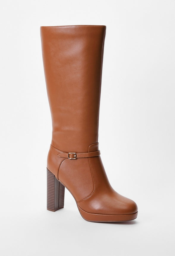 Arabella Heeled Boot French Oak