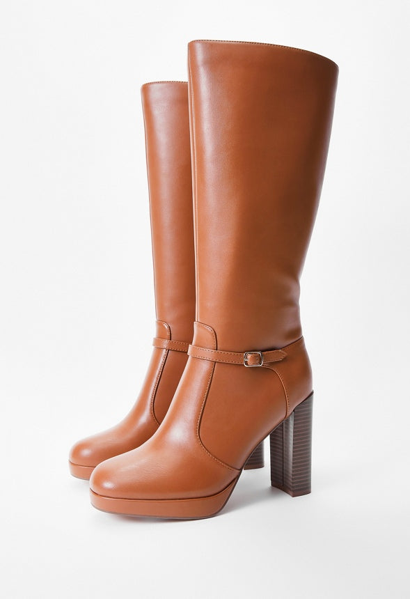 Arabella Heeled Boot French Oak
