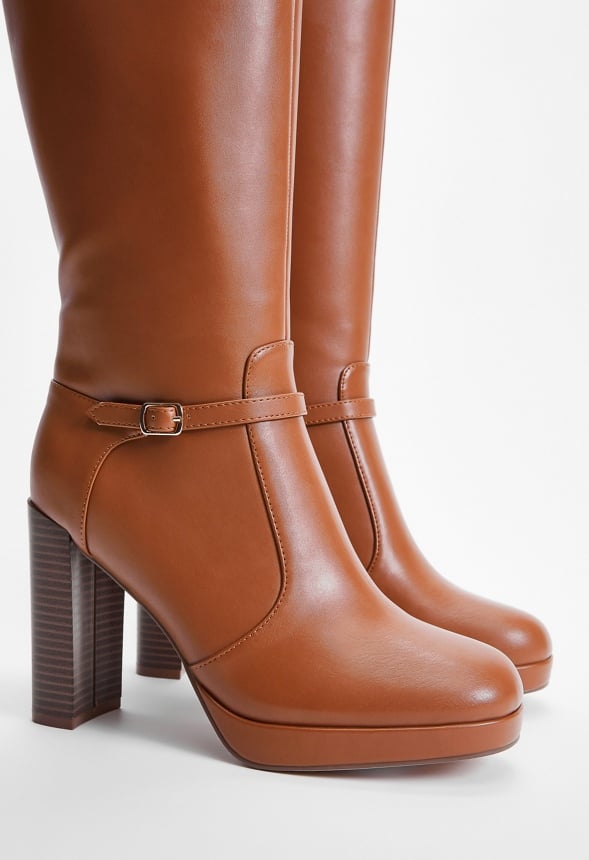 Arabella Heeled Boot French Oak