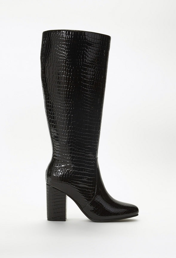 Blaire Heeled Boot Black