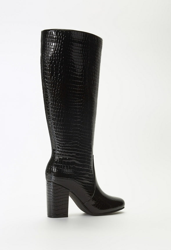 Blaire Heeled Boot Black