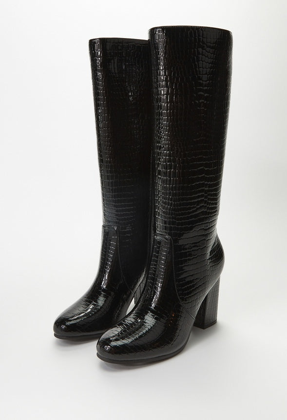 Blaire Heeled Boot Black
