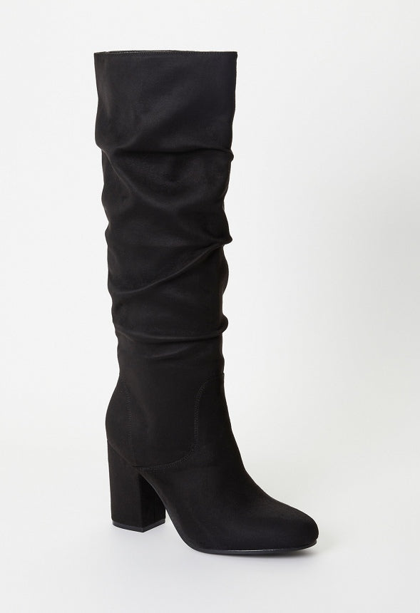 Leona Heeled Boot Black