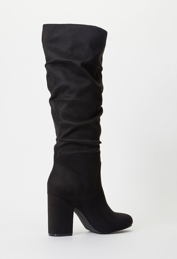 Leona Heeled Boot Black