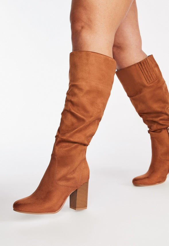 Leona Heeled Boot Oak