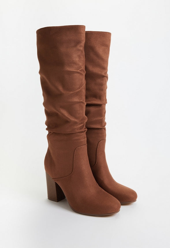 Leona Heeled Boot Oak