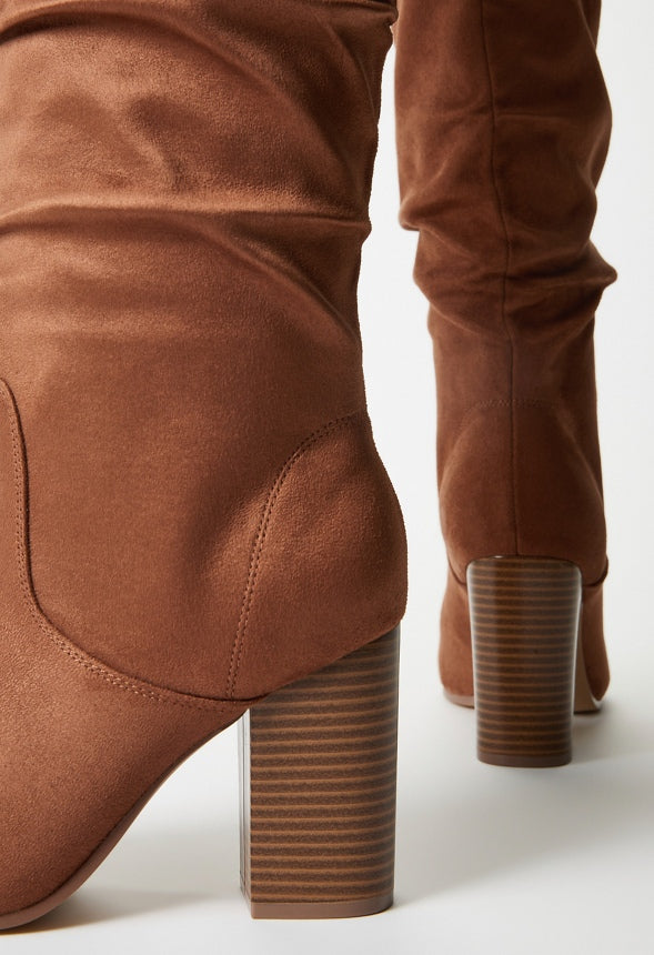 Leona Heeled Boot Oak