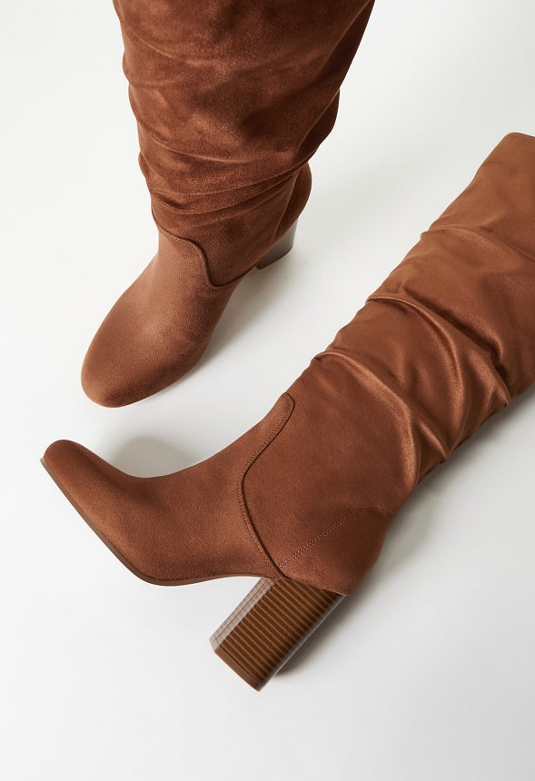 Leona Heeled Boot Oak